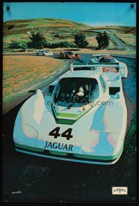 7x405 CAMEL GT 24x36 advertising poster '80s cool image of racing Jaguar & other cars on track!