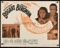 7x672 CASABLANCA REPRO 22x28 commercial poster '80s Bogart, Bergman, Michael Curtiz classic!
