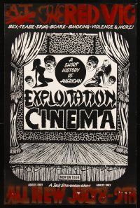 7x508 EXPLOITATION CINEMA special 23x35 '90s sex, tease, drug-scare, smoking, violence & more!