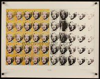 7x394 MARILYN MONROE 23x29 art print '80s Andy Warhol's diptych of the sexy actress, classic!