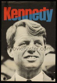 7x038 ROBERT F. KENNEDY FOR PRESIDENT 12x18 political campaign '68 he would've won had he lived!
