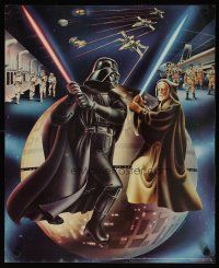 7x590 STAR WARS Procter and Gamble tie-in special 19x23 '77 Goldammer art of Vader & Obi-Wan!