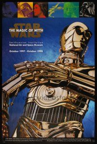7x311 STAR WARS: THE MAGIC OF MYTH 23x35 museum exhibition '00 cool images from sci-fi classic!