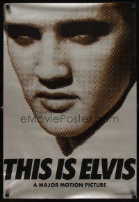 7x596 THIS IS ELVIS special 19x28 '81 Elvis Presley rock 'n' roll biography, portrait of The King!