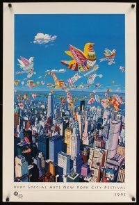 7x265 VERY SPECIAL ARTS NEW YORK CITY FESTIVAL 24x36 art exhibition '91 cool Yamagata art of city!