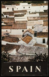 7x245 SPAIN Spanish travel poster '60s cool image of Arcos de la Frontera!