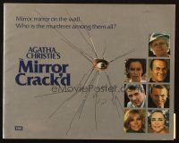 7y548 MIRROR CRACK'D English pressbook '81 Angela Lansbury, Elizabeth Taylor, Agatha Christie!