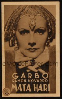 7y103 MATA HARI German herald '31 great different images of Greta Garbo & Ramon Novarro!
