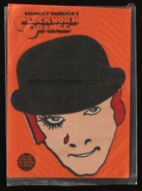 7y167 CLOCKWORK ORANGE orange iron-on transfer '72 put Malcolm McDowell's face on your clothes!