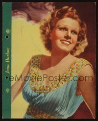 7y163 JEAN HARLOW Dixie ice cream premium '37 just before she passed away, in great dress!