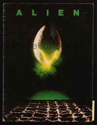 7y271 ALIEN souvenir program book '79 Ridley Scott outer space sci-fi monster classic!