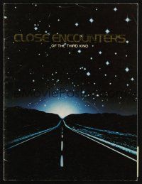 7y364 CLOSE ENCOUNTERS OF THE THIRD KIND program book '77 Steven Spielberg sci-fi classic!