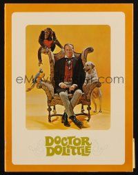7y281 DOCTOR DOLITTLE souvenir program book '67 Rex Harrison speaks with animals, Richard Fleischer