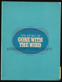 7y289 GONE WITH THE WIND souvenir program book R67 Clark Gable, Vivien Leigh, all-time classic!