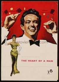 7y336 HEART OF A MAN English souvenir program book '59 Frankie Vaughan, Anne Heywood, cool art!