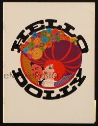 7y292 HELLO DOLLY souvenir program book '70 Barbra Streisand & Walter Matthau, Amsel art!