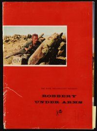 7y341 ROBBERY UNDER ARMS English souvenir program book '58 Peter Finch in the Australian Outback!