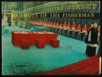 7y309 SHOES OF THE FISHERMAN souvenir program book '68 Pope Anthony Quinn tries to prevent WWIII!