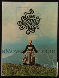 7y311 SOUND OF MUSIC souvenir program book '65 Julie Andrews, Robert Wise musical classic!