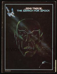7y173 STAR TREK III magazine '84 The Search for Spock, art of Nimoy by Gerard Huerta!