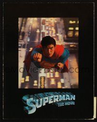 7y318 SUPERMAN souvenir program book '78 comic book hero Christopher Reeve, Gene Hackman, Brando