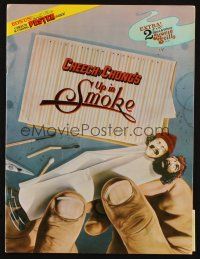 7y323 UP IN SMOKE souvenir program book '78 Cheech & Chong marijuana classic + two 8x10 stills!