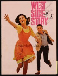 7y346 WEST SIDE STORY English souvenir program book '61 Academy Award winning classic musical!