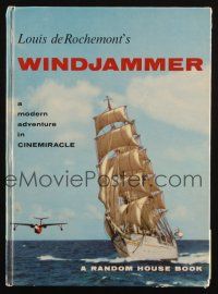 7y325 WINDJAMMER souvenir program book '58 sailing documentary by Louis De Rochemont!