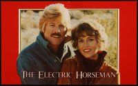 7y407 ELECTRIC HORSEMAN promo brochure '79 Sydney Pollack, Robert Redford & Jane Fonda, different!