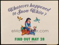 7y415 HAPPILY EVER AFTER promo brochure '90 whatever happened to Snow White!