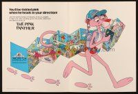 7y441 TRAIL OF THE PINK PANTHER TV promo brochure '82 great cartoon images!
