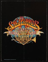 7y432 SGT. PEPPER'S LONELY HEARTS CLUB BAND promo brochure '78 The Beatles, George Burns, Bee Gees