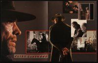 7y442 UNFORGIVEN promo brochure '92 gunslinger Clint Eastwood, Gene Hackman, Morgan Freeman