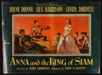 7y450 ANNA & THE KING OF SIAM trade ad '46 pretty Irene Dunne, Rex Harrison & sexy Linda Darnell!