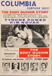 7y518 EDDY DUCHIN STORY English pressbook '56 Tyrone Power & Kim Novak, different images!