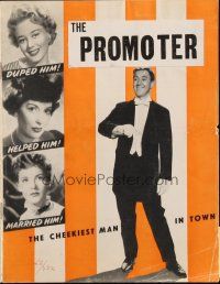7y556 PROMOTER English pressbook '52 Alec Guinness, Glynis Johns, cheeriest man in town, The Card!