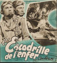 7y492 FLAT TOP French pb '52 Sterling Hayden is a World War II fighter pilot, different images!