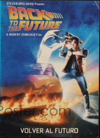 7y105 BACK TO THE FUTURE Mexican herald '85 Robert Zemeckis, art of Michael J. Fox by Drew Struzan
