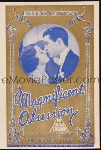 7y094 MAGNIFICENT OBSESSION Australian herald '35 great images of Irene Dunne & Robert Taylor!