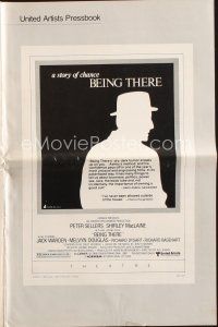 7y616 BEING THERE pressbook '80 Peter Sellers, Shirley MacLaine, directed by Hal Ashby!