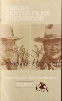 7y620 BIG JAKE pressbook '71 Richard Boone wanted gold but John Wayne gave him lead instead!