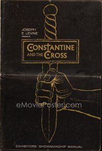 7y652 CONSTANTINE & THE CROSS pressbook '62 Costantino il grande, Cornel Wilde, Belinda Lee