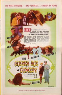 7y714 GOLDEN AGE OF COMEDY pressbook '58 Laurel & Hardy, Jean Harlow, winner of 2 Academy Awards!