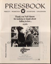 7y718 GOODBYE GIRL pressbook '77 Richard Dreyfuss & Marsha Mason, written by Neil Simon!