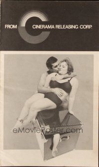 7y739 HONEYMOON KILLERS pressbook '69 classic anti-romantic image, Shirley Stoler & Tony Lo Bianco