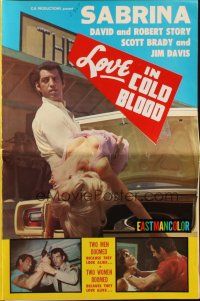7y760 ICE HOUSE pressbook '69 sexy Sabrina replaced Jayne Mansfield, Love in Cold Blood!