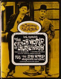 7y773 JAY WARD FUN FESTIVAL pressbook '68 The Crazy World of Laurel & Hardy + lots of cartoons!