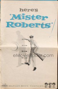 7y836 MISTER ROBERTS pressbook '55 Henry Fonda, James Cagney, William Powell, Lemmon, John Ford