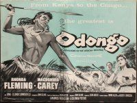 7y855 ODONGO pressbook '56 Rhonda Fleming in an African adventure sweeping from Kenya to Congo!