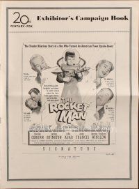 7y900 ROCKET MAN pressbook '54 Foghorn Winslow in space suit, written by Lenny Bruce!